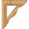 Ekena Millwork Funston Slat Rough Sawn Bracket w/ Offset Brace, Western Red Cedar, 8"W x 30"D x 34"H BKT0806X30X34FST06RWR - alternate 3